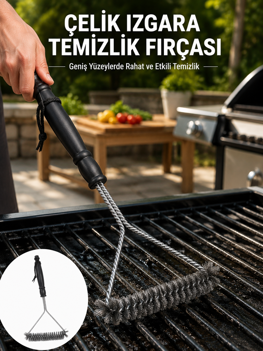 Uzun Saplı Paslanmaz Çelik Izgara Temizlik Fırçası Yeni Nesil - Bayi Depom Uzun Saplı Paslanmaz Çelik Izgara Temizlik Fırçası Yeni Nesil - Bayi Depom