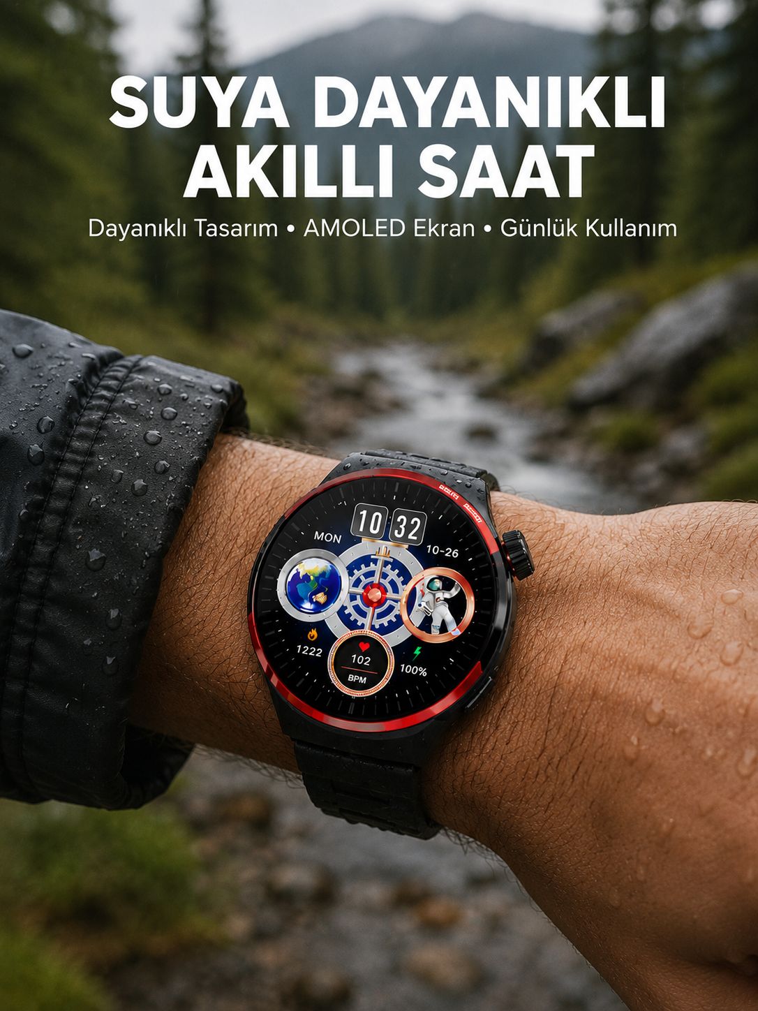 AMOLED Ekranlı Akıllı Saat Bluetooth Arama ve NFC Destekli Yeni Nesil - Bayi Depom AMOLED Ekranlı Akıllı Saat Bluetooth Arama ve NFC Destekli Yeni Nesil - Bayi Depom