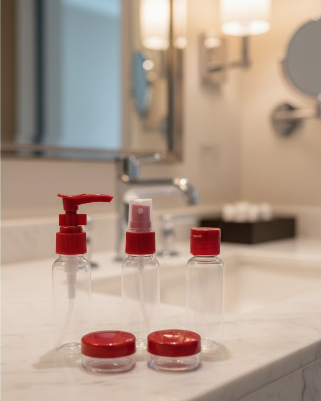 5’li Seyahat Boy Kozmetik Şişe Seti 30 ml Çantalı Organizer - Bayi Depom 5’li Seyahat Boy Kozmetik Şişe Seti 30 ml Çantalı Organizer - Bayi Depom