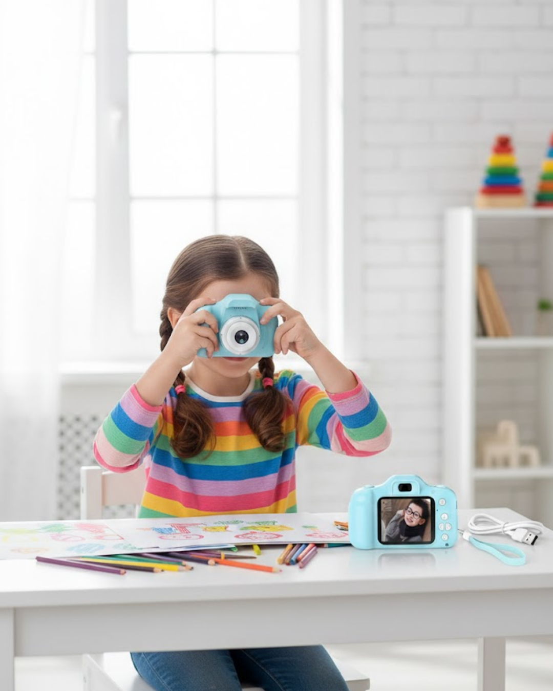 Mavi HD Taşınabilir Mini Kamera Video Kayıt ve Fotoğraf Çekim Özellikli - Bayi Depom Mavi HD Taşınabilir Mini Kamera Video Kayıt ve Fotoğraf Çekim Özellikli - Bayi Depom