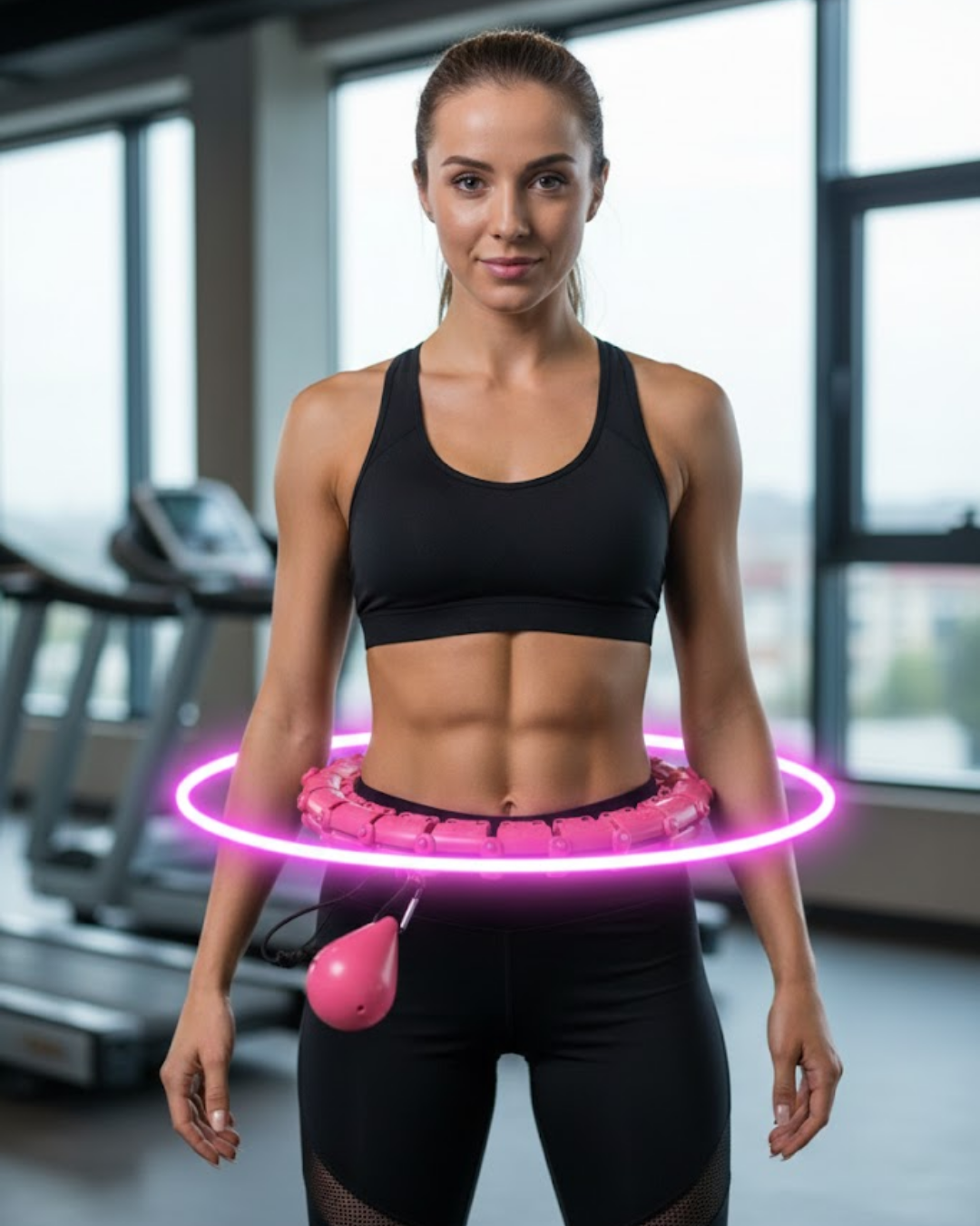 Evde Spor İçin Akıllı Hula Hoop Çemberi Bel İnceltici Mor - Bayi Depom Evde Spor İçin Akıllı Hula Hoop Çemberi Bel İnceltici Mor - Bayi Depom