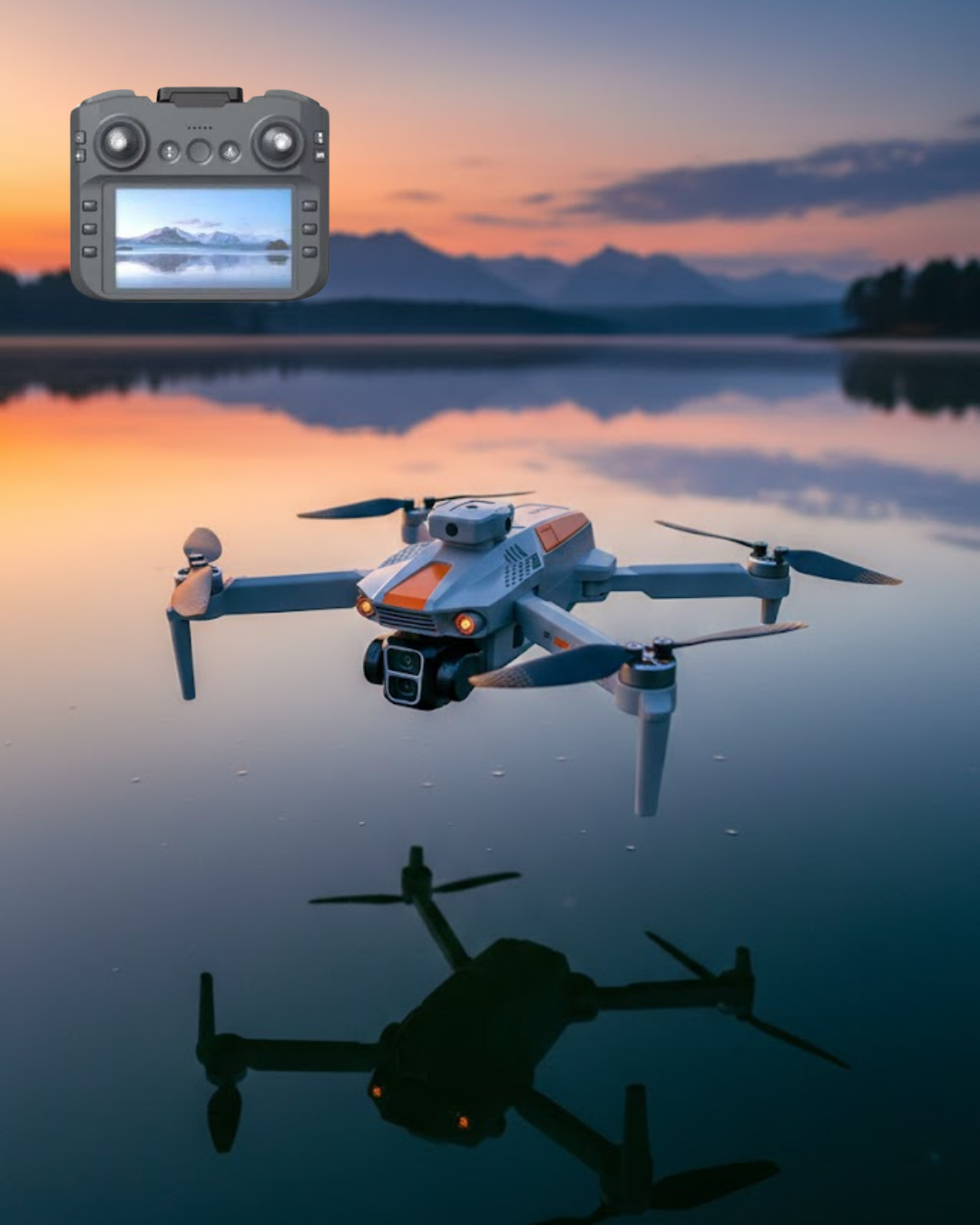 Profesyonel Drone GPS Özellikli 20 30 Dakika Uçuş Süreli - Bayi Depom