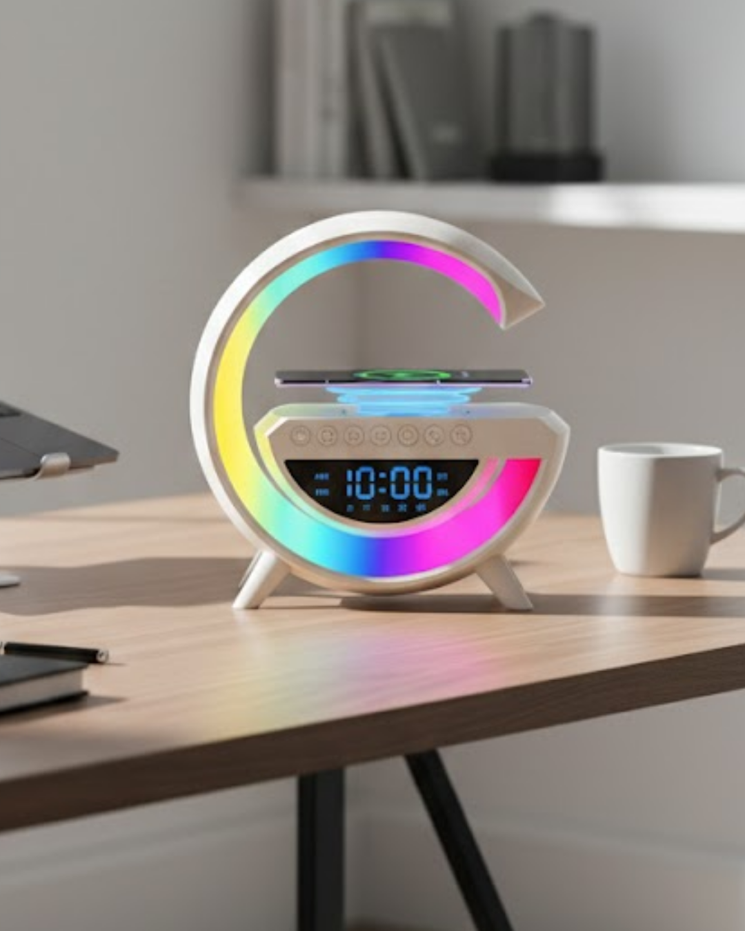 Modern RGB Işıklı Kablosuz Hoparlör Uzun Süreli Müzik Keyfi - Bayi Depom Modern RGB Işıklı Kablosuz Hoparlör Uzun Süreli Müzik Keyfi - Bayi Depom