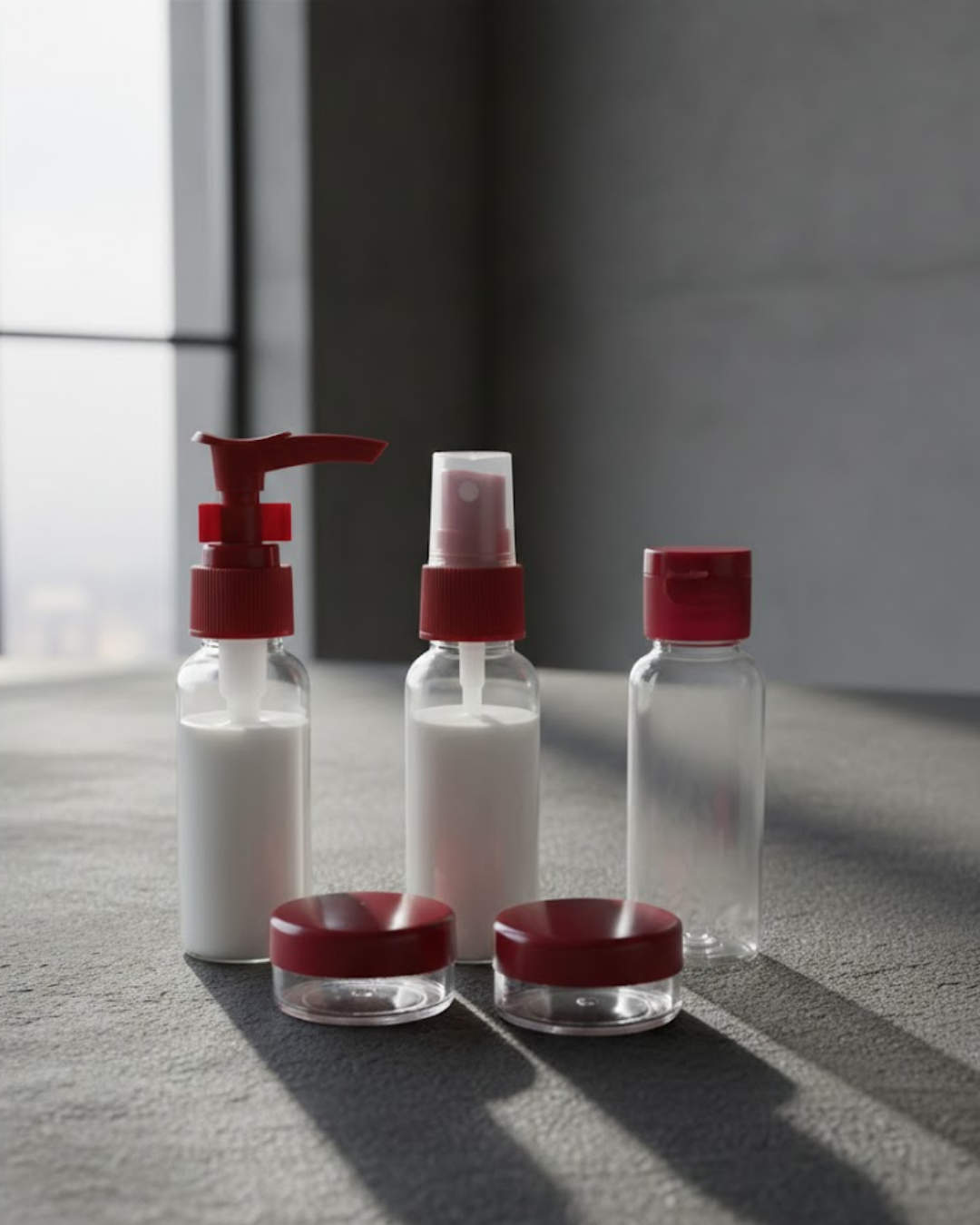 5 Parça Seyahat Dolum Şişesi Seti 30 ml Hafif Tasarım - Bayi Depom 5 Parça Seyahat Dolum Şişesi Seti 30 ml Hafif Tasarım - Bayi Depom