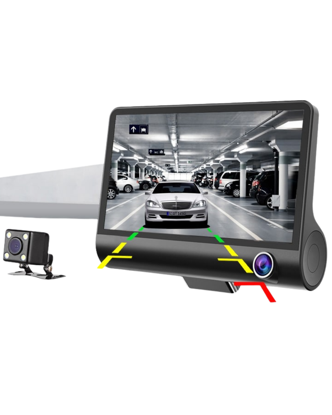 Araç DVR Kamera Çift Lensli 4 İnç Ekranlı G Sensörlü - Bayi Depom
