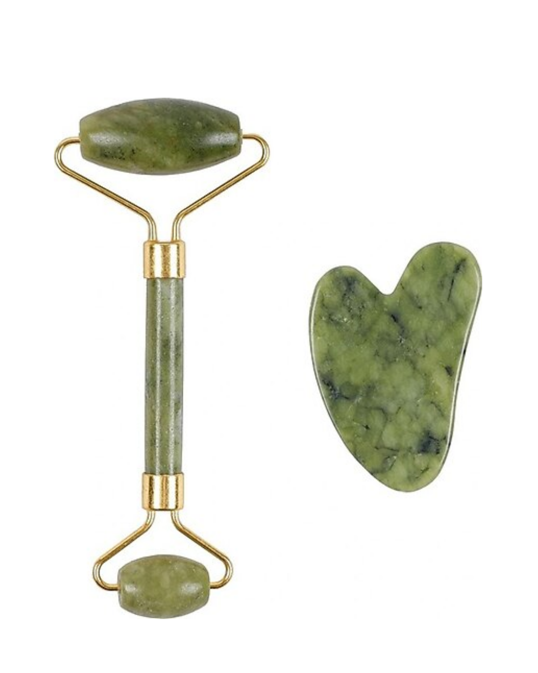 Jade Stone Yüz Bakım Seti Gua Sha ve Roller Masaj Taşı - Bayi Depom Jade Stone Yüz Bakım Seti Gua Sha ve Roller Masaj Taşı - Bayi Depom