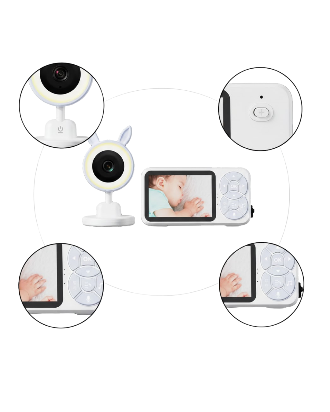 LCD Ekranlı Bebek İzleme Kamerası Ninnili Gece Görüşlü Güvenlik Sistemi Yeni Nesil - Bayi Depom LCD Ekranlı Bebek İzleme Kamerası Ninnili Gece Görüşlü Güvenlik Sistemi Yeni Nesil - Bayi Depom