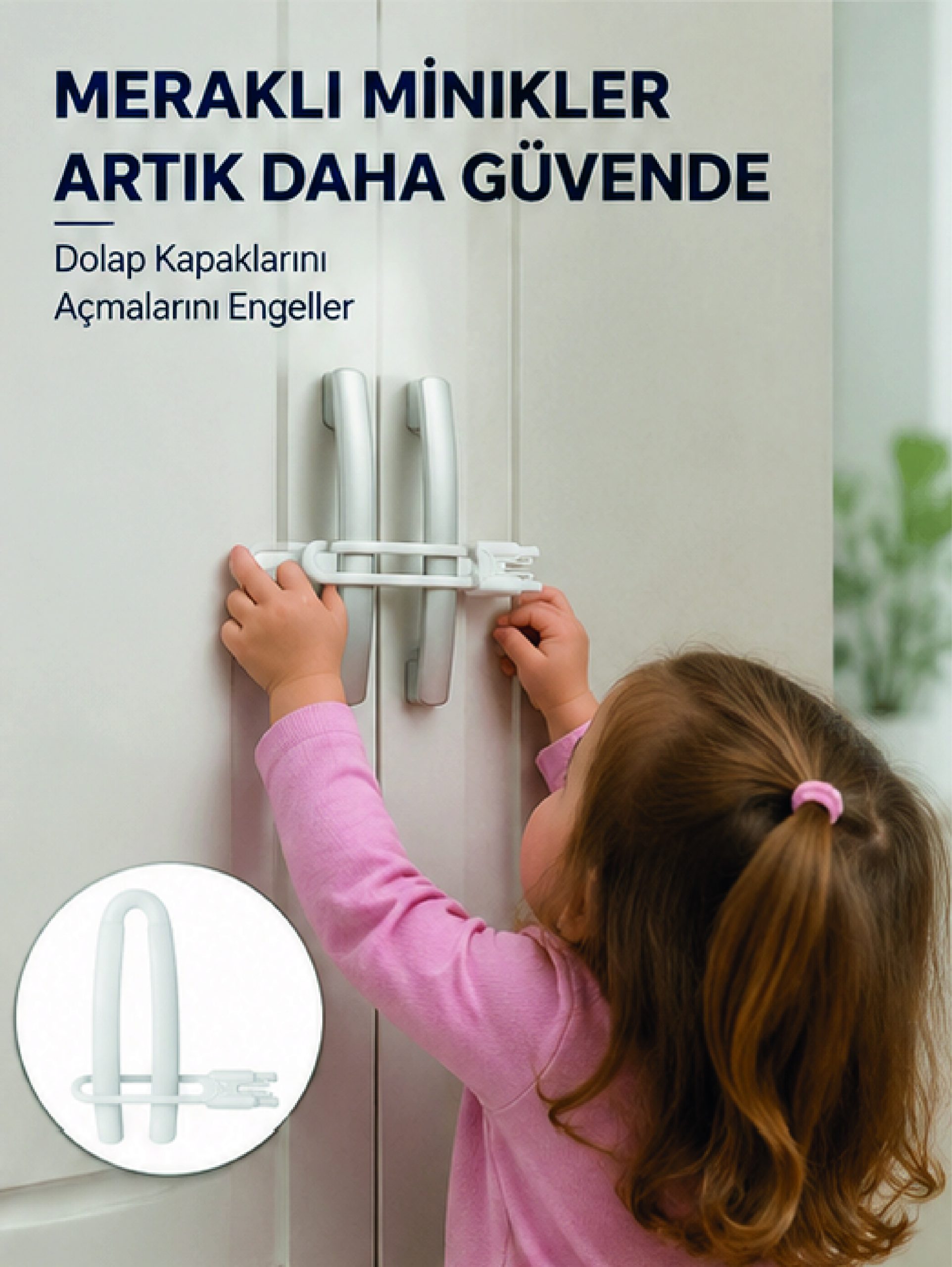 4 Adet Dolap Emniyet Kilidi Çocuk Güvenliği İçin Güçlü ve Dayanıklı Set Yeni Nesil - Bayi Depom 4 Adet Dolap Emniyet Kilidi Çocuk Güvenliği İçin Güçlü ve Dayanıklı Set Yeni Nesil - Bayi Depom