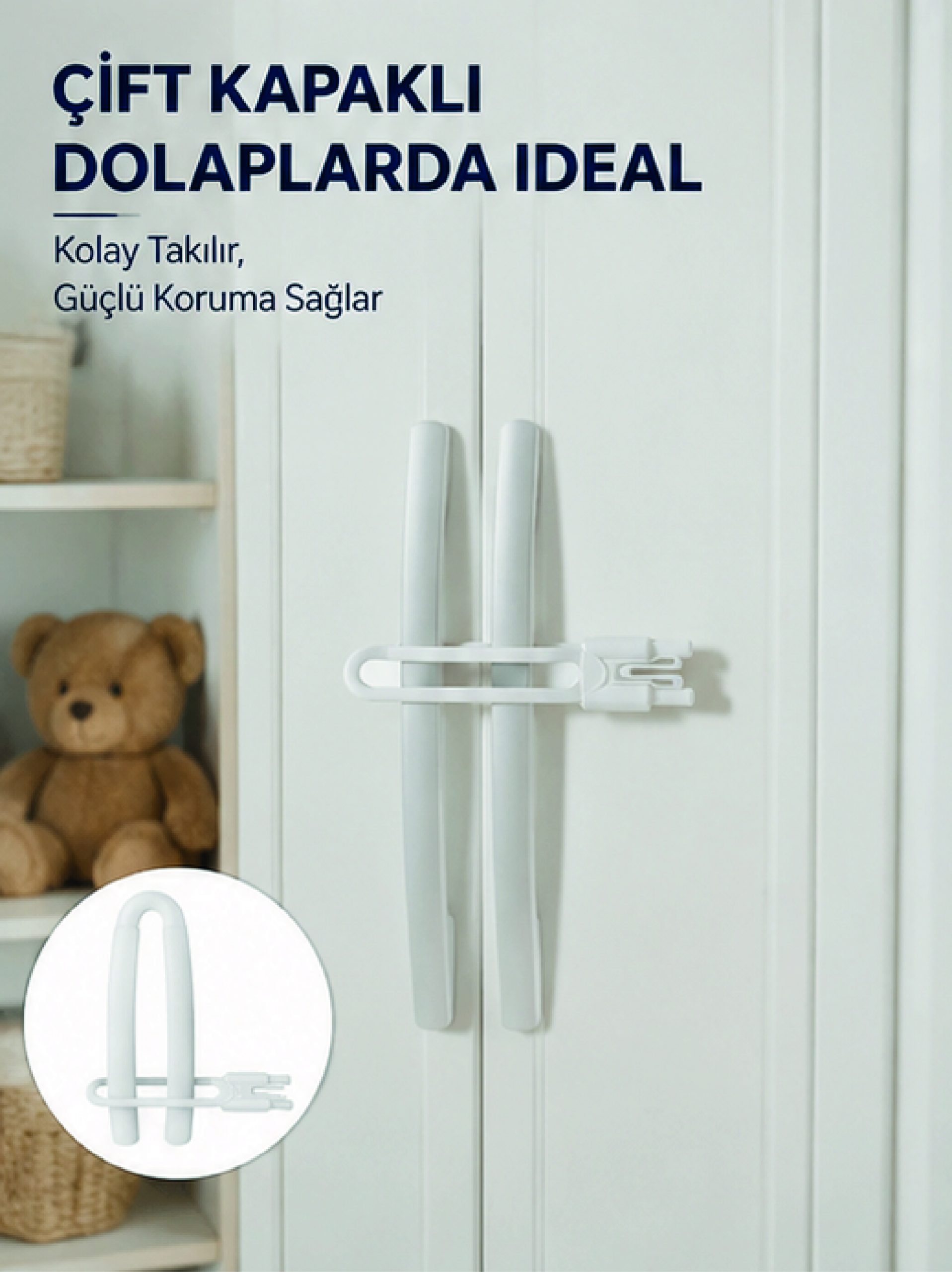 4 Adet Çocuk Güvenlik Dolap Kilidi Dayanıklı ve Uzun Ömürlü Tasarım Yeni Nesil - Bayi Depom 4 Adet Çocuk Güvenlik Dolap Kilidi Dayanıklı ve Uzun Ömürlü Tasarım Yeni Nesil - Bayi Depom