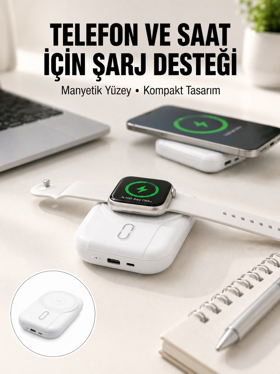 Yüksek Kapasiteli 22.5W Hızlı Şarj Taşınabilir Powerbank Yeni Nesil - Bayi Depom