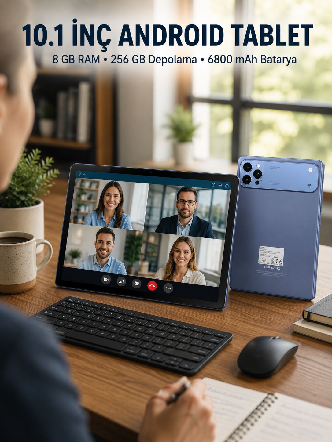 10.1 İnç Android Tablet 8 GB RAM 256 GB Depolama Yeni Nesil - Bayi Depom 10.1 İnç Android Tablet 8 GB RAM 256 GB Depolama Yeni Nesil - Bayi Depom