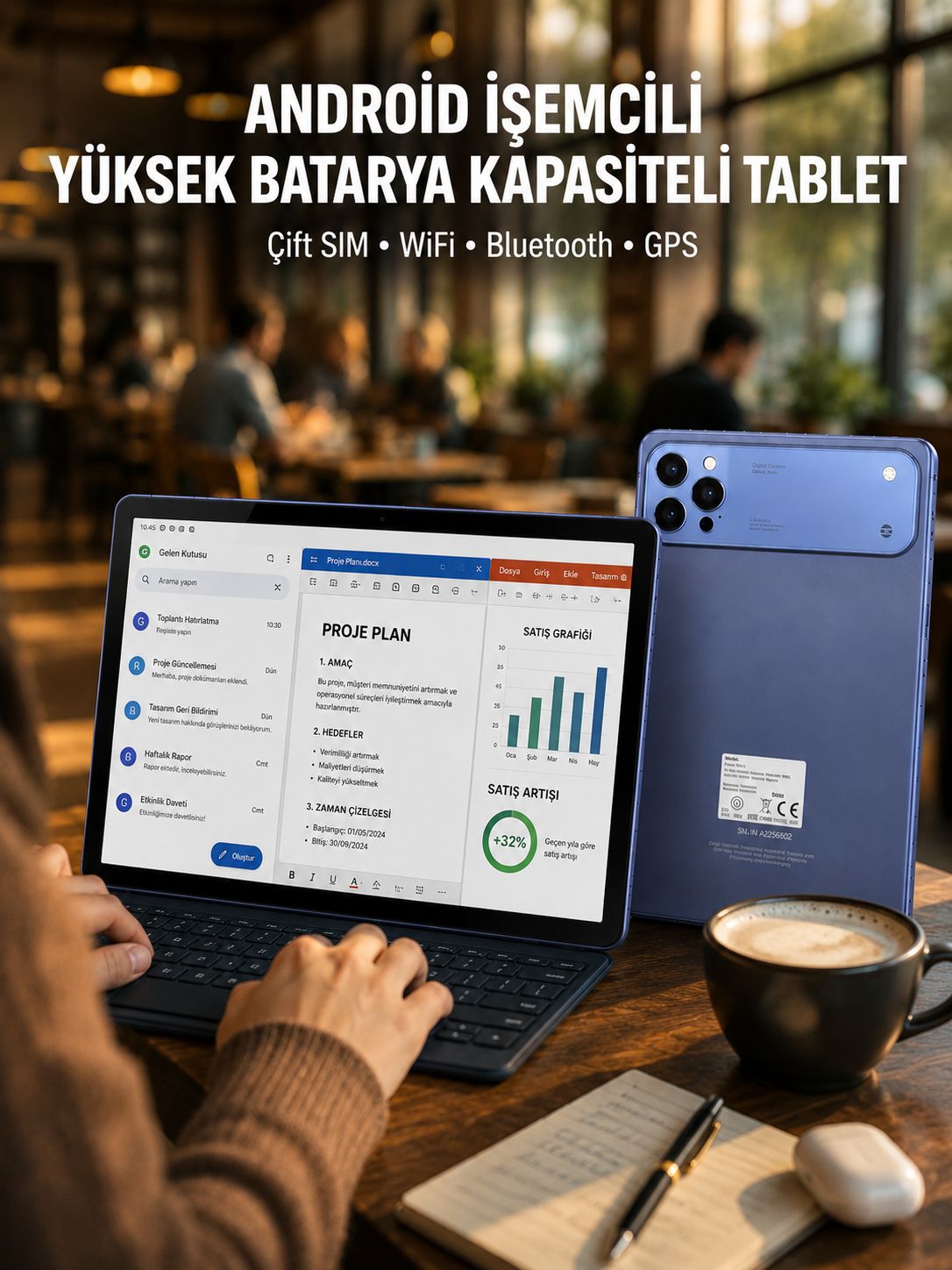 10.1 İnç Geniş Ekran Android Tablet 4G LTE Çift SIM Yeni Nesil - Bayi Depom 10.1 İnç Geniş Ekran Android Tablet 4G LTE Çift SIM Yeni Nesil - Bayi Depom
