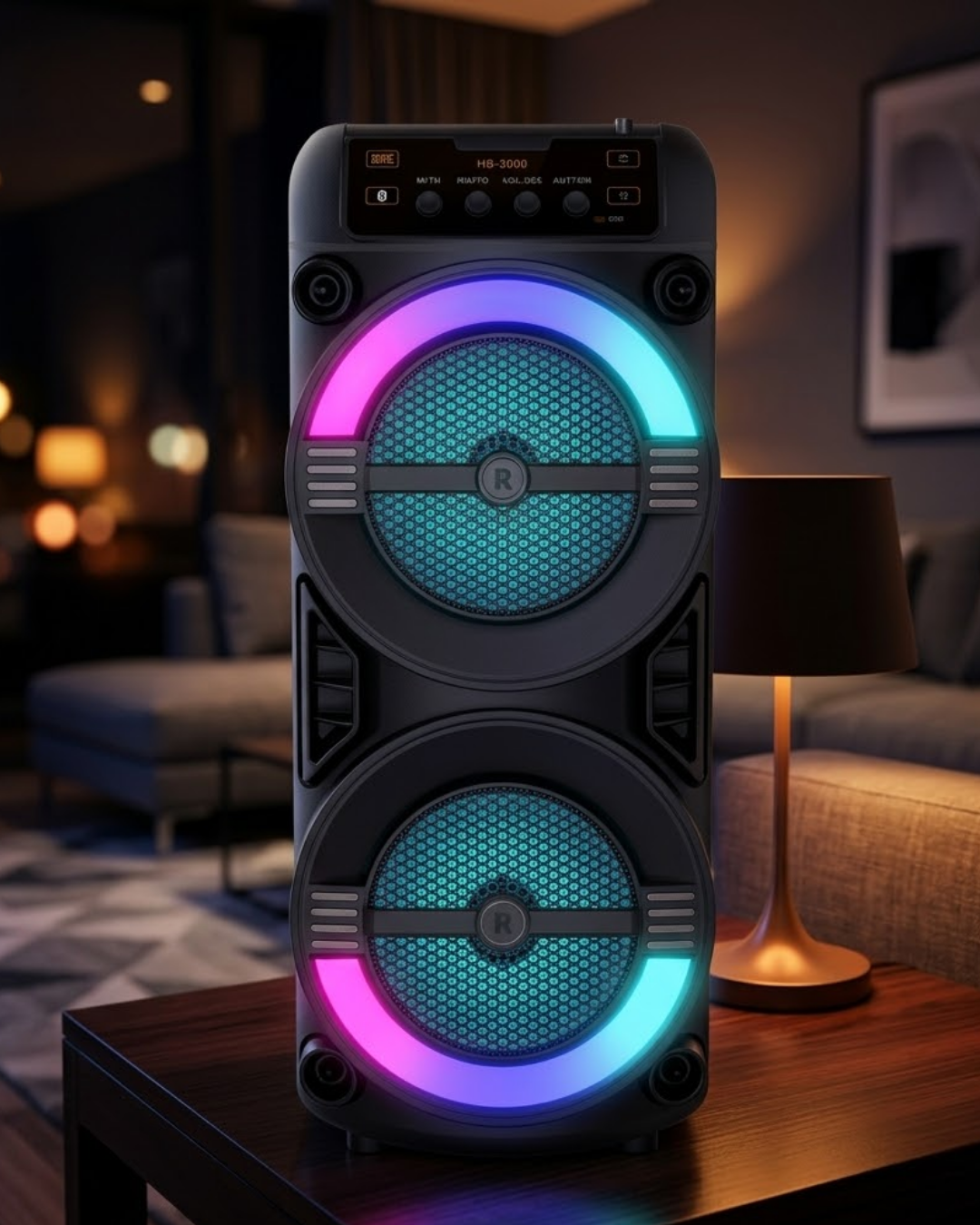 RGB Işıklı Bluetooth Hoparlör Kablosuz Taşınabilir Stereo Speaker - Bayi Depom RGB Işıklı Bluetooth Hoparlör Kablosuz Taşınabilir Stereo Speaker - Bayi Depom
