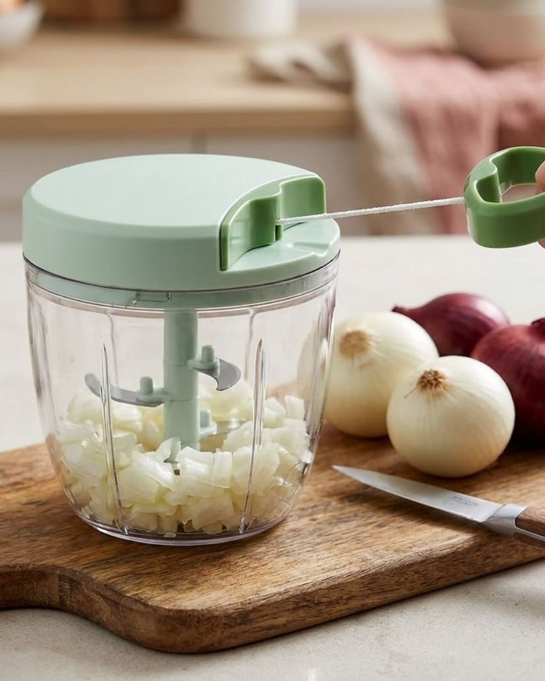 Manuel İpli Sebze Doğrayıcı Çok Bıçaklı Pratik Mutfak Blenderı - Bayi Depom Manuel İpli Sebze Doğrayıcı Çok Bıçaklı Pratik Mutfak Blenderı - Bayi Depom