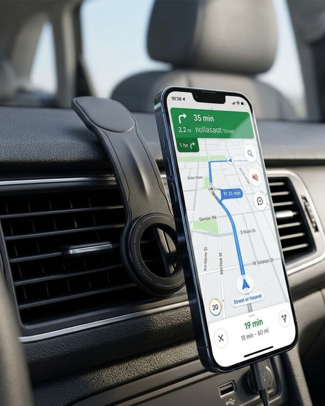 Güçlü Mıknatıslı Araç Telefon Tutucu 360° Döner Dashboard Standı - Bayi Depom Güçlü Mıknatıslı Araç Telefon Tutucu 360° Döner Dashboard Standı - Bayi Depom