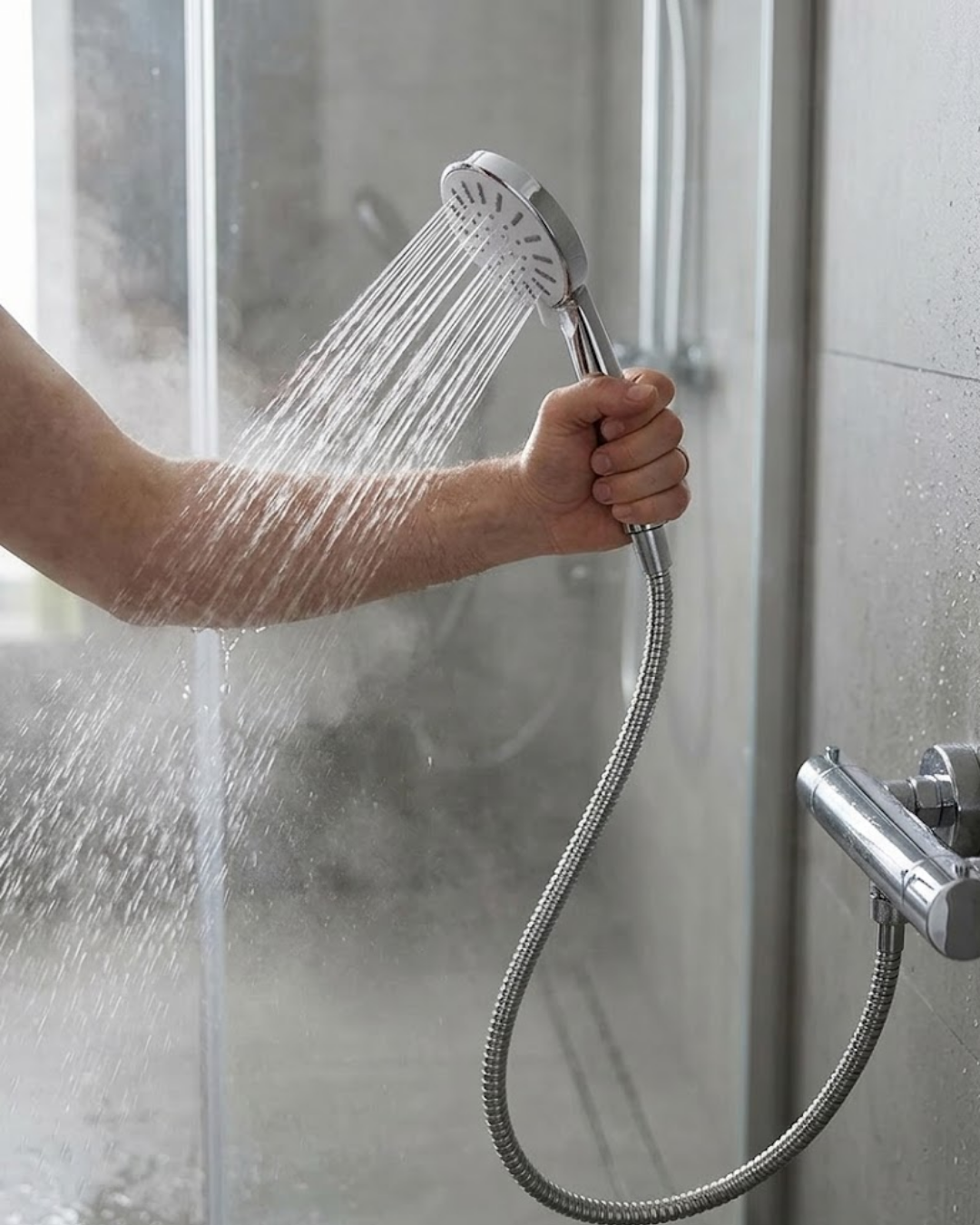 Spiral Hortumlu 4 Kademeli Krem El Duşu Başlığı Banyo Duş Seti - Bayi Depom Spiral Hortumlu 4 Kademeli Krem El Duşu Başlığı Banyo Duş Seti - Bayi Depom