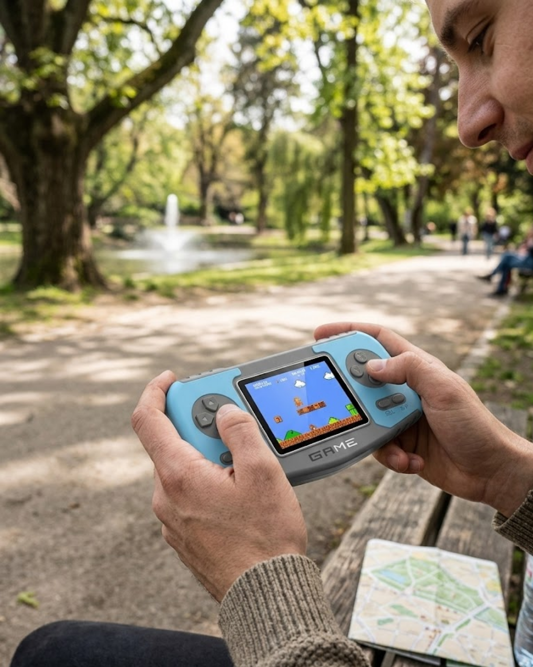 Taşınabilir Klasik Oyun Konsolu TV Bağlantılı Dahili Oyunlu Şarjlı Game Console - Bayi Depom Taşınabilir Klasik Oyun Konsolu TV Bağlantılı Dahili Oyunlu Şarjlı Game Console - Bayi Depom