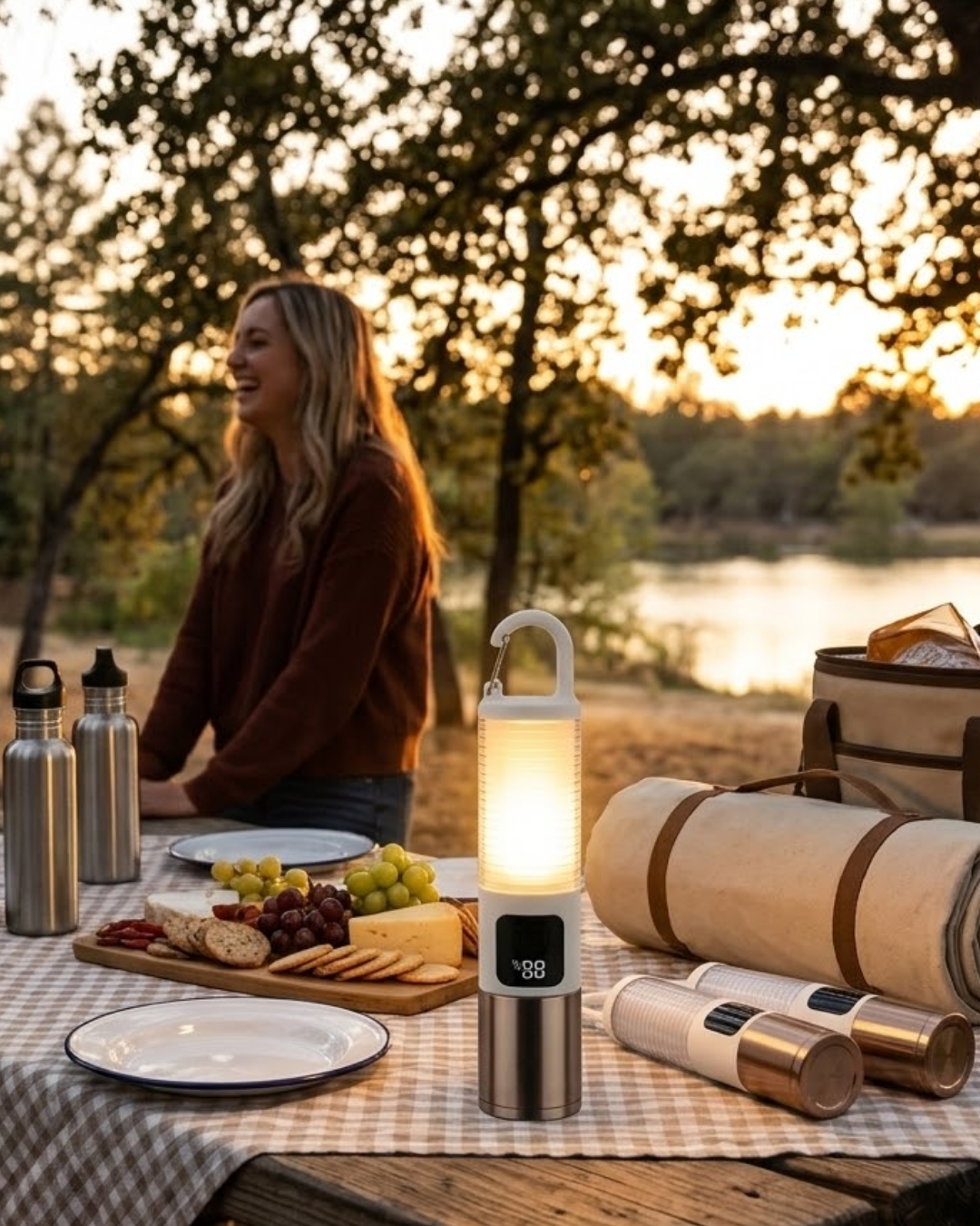 Outdoor Kamp Feneri USB Şarjlı Yüksek Parlaklık Güç Ekranlı LED Aydınlatma - Bayi Depom Outdoor Kamp Feneri USB Şarjlı Yüksek Parlaklık Güç Ekranlı LED Aydınlatma - Bayi Depom