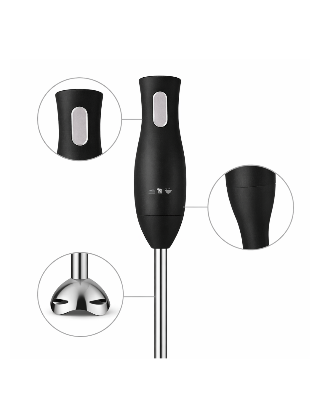 Paslanmaz Çelik Blender Ayağına Sahip Ergonomik El Blenderı - Bayi Depom Paslanmaz Çelik Blender Ayağına Sahip Ergonomik El Blenderı - Bayi Depom