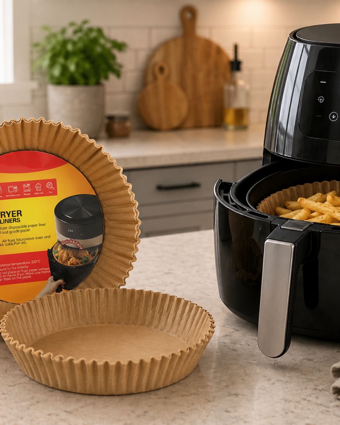 100 Lü Airfryer Kağıdı Yağ Geçirmez Yapışmaz Pişirme Kağıdı - Bayi Depom 100 Lü Airfryer Kağıdı Yağ Geçirmez Yapışmaz Pişirme Kağıdı - Bayi Depom