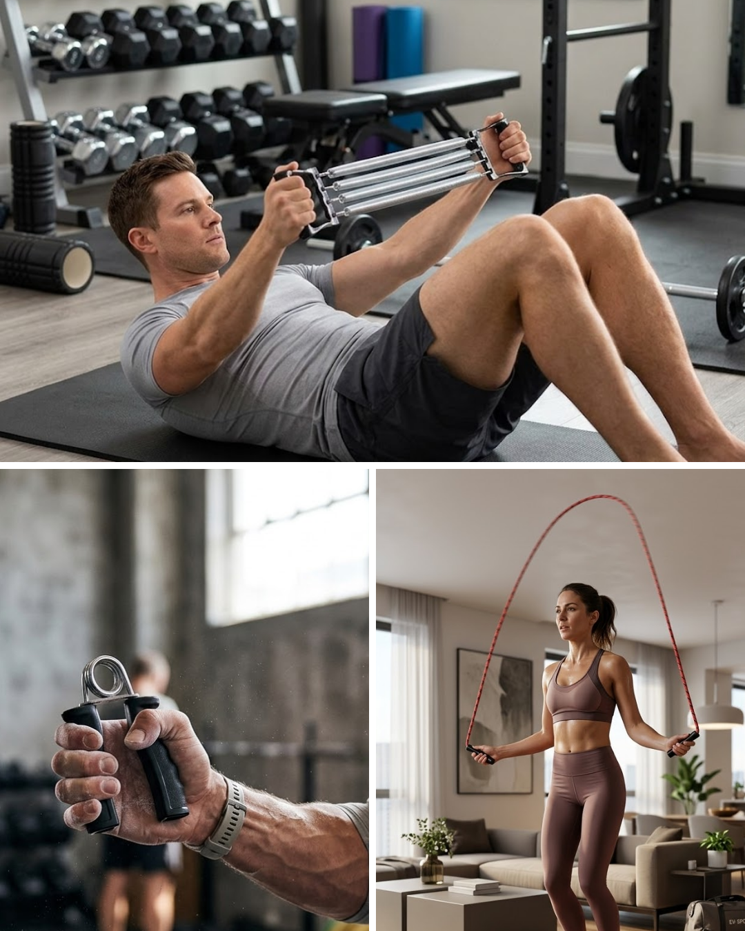 Ev Spor Seti Atlama İpi El Yayı Karın Egzersiz Aleti Fitness Seti - Bayi Depom Ev Spor Seti Atlama İpi El Yayı Karın Egzersiz Aleti Fitness Seti - Bayi Depom