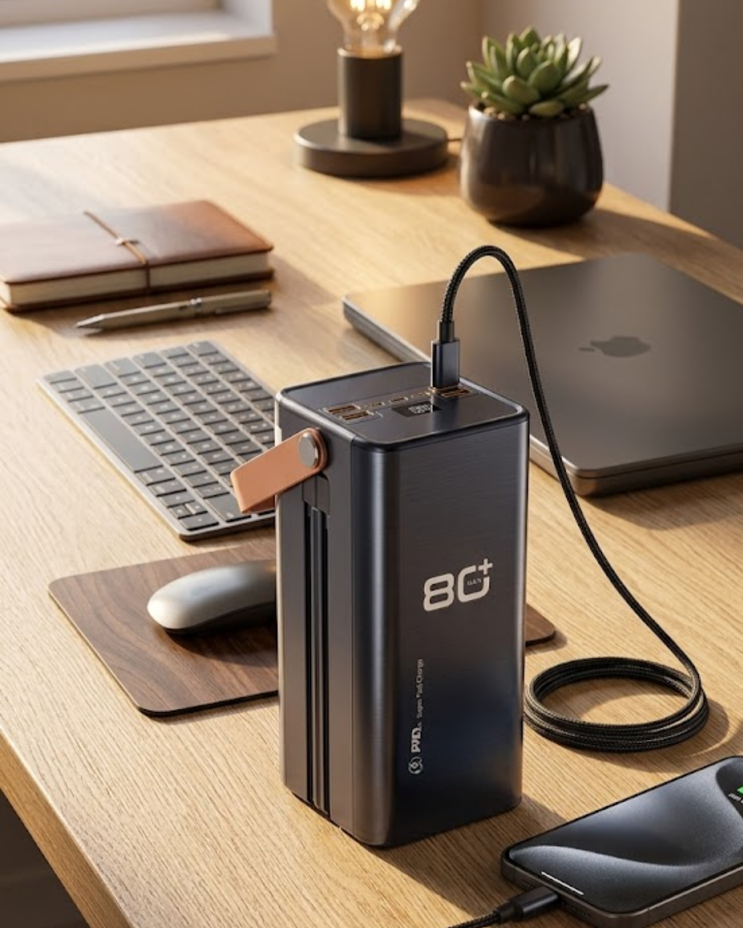 Yüksek Kapasiteli Powerbank 80000 mAh Hızlı Şarj Özellikli Çok Portlu Taşınabilir Şarj Cihazı - Bayi Depom
