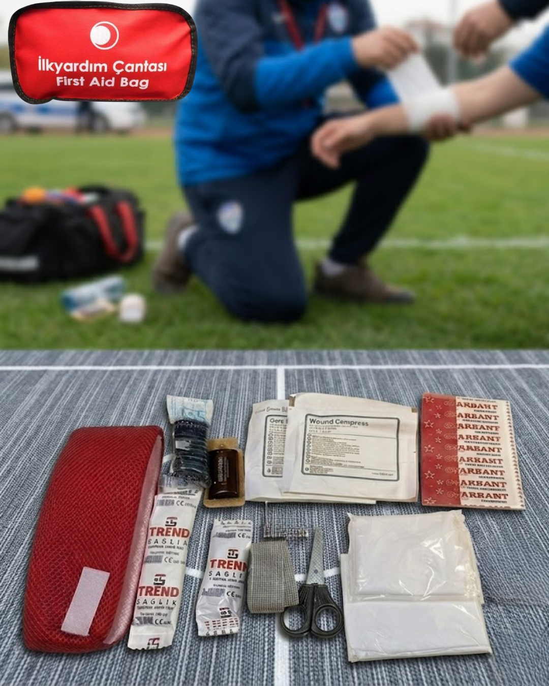 Acil Durum İlk Yardım Kiti Çok Amaçlı Kullanım ve Taşınabilir Tasarım - Bayi Depom Acil Durum İlk Yardım Kiti Çok Amaçlı Kullanım ve Taşınabilir Tasarım - Bayi Depom