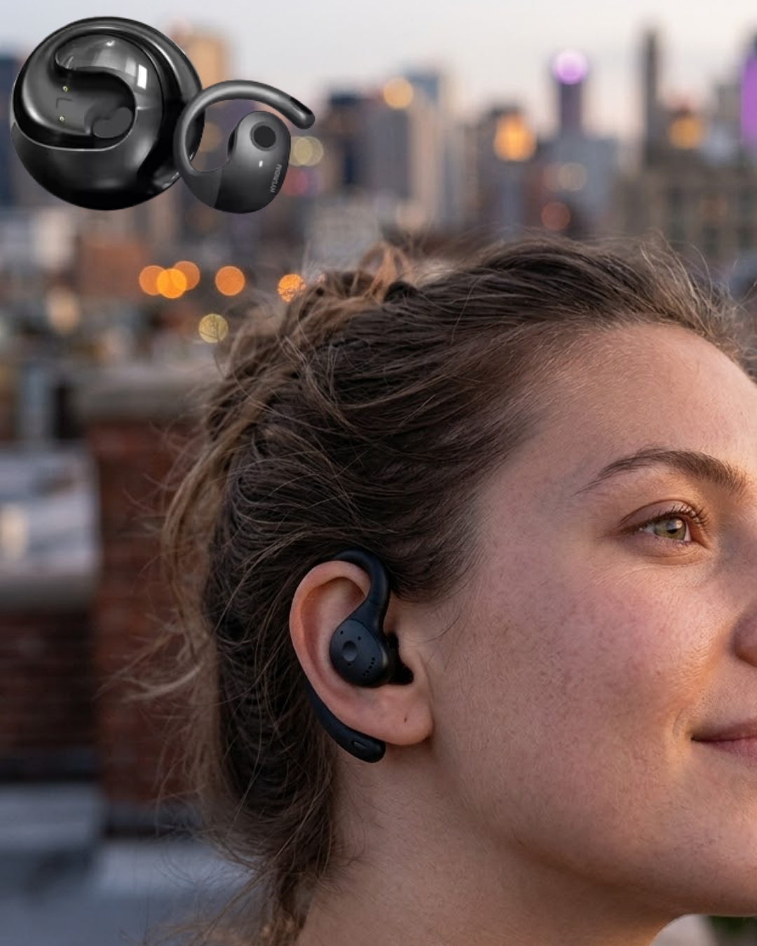 HiFi Ses Kablosuz Kulaklık Dokunmatik Kontrol Bluetooth Kulaklık - Bayi Depom