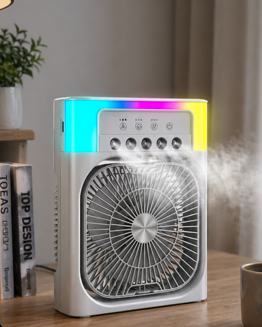 Masaüstü Klima Fan USB Girişli Su Hazneli Sessiz Soğutucu - Bayi Depom Masaüstü Klima Fan USB Girişli Su Hazneli Sessiz Soğutucu - Bayi Depom