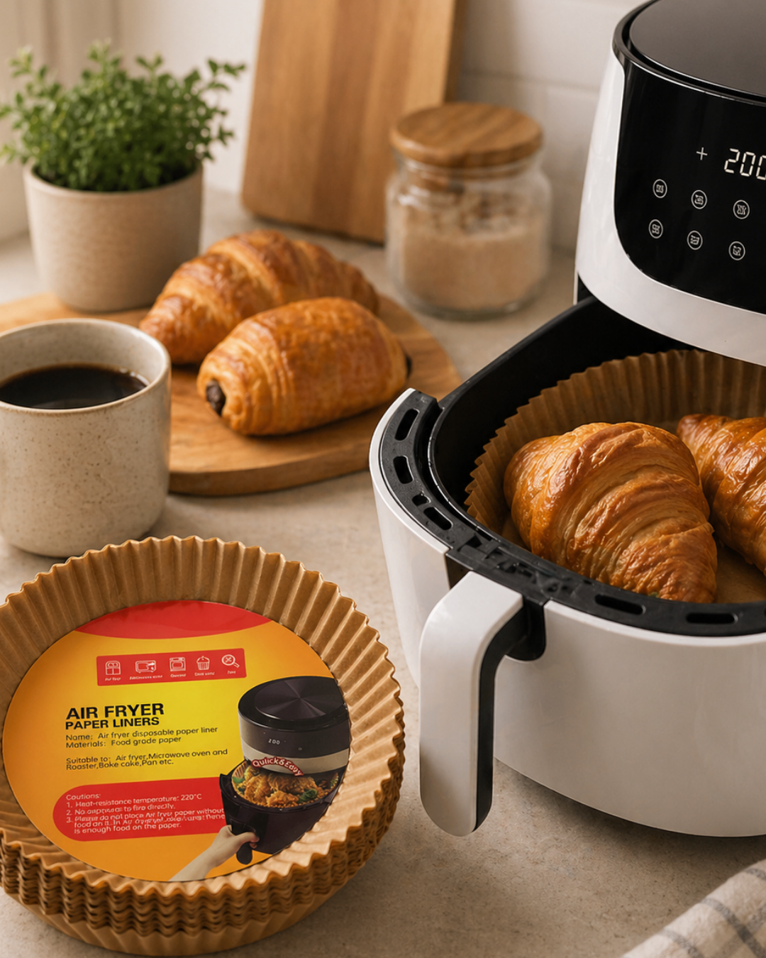 Yuvarlak Airfryer Kağıdı 100 Adet Yağ Tutmaz Hazne Koruyucu - Bayi Depom Yuvarlak Airfryer Kağıdı 100 Adet Yağ Tutmaz Hazne Koruyucu - Bayi Depom
