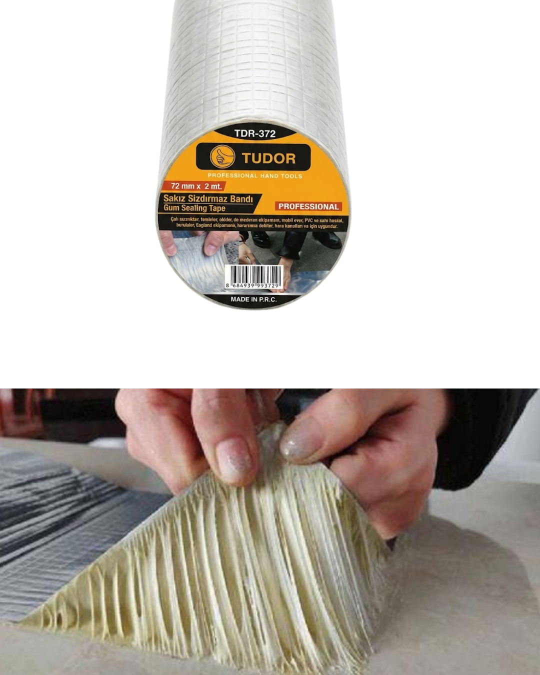 3 Lü Set Çatı Balkon PVC Boru İçin Sızdırmazlık Tamir Bandı - Bayi Depom