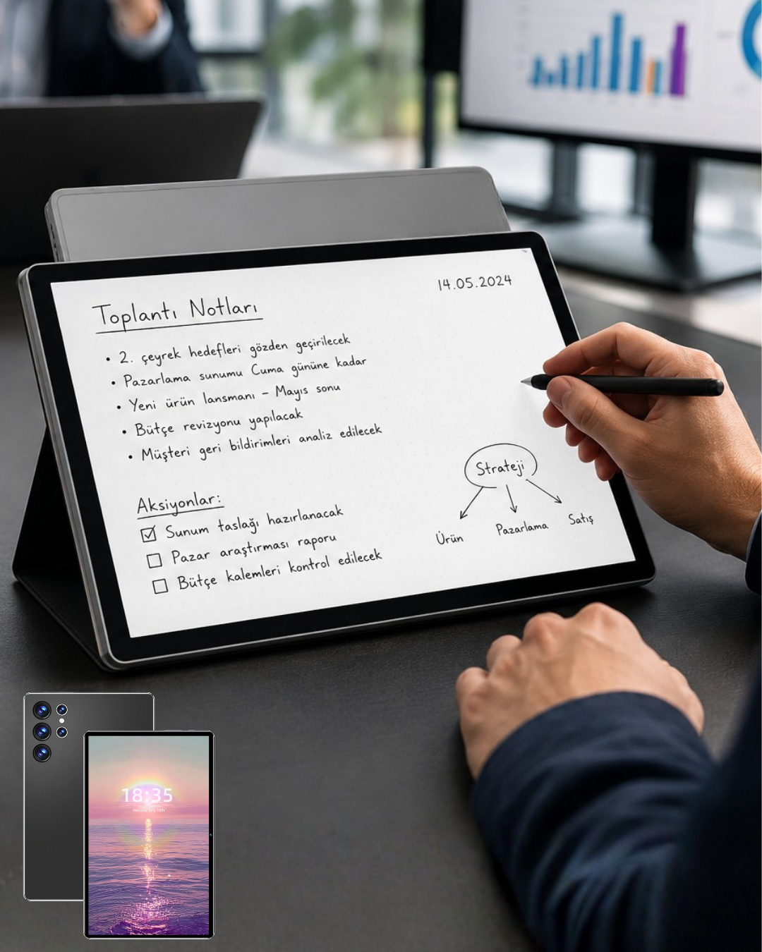 10.1 İnç Android Tablet 16GB RAM 1TB Depolama Klavyeli Tablet Seti - Bayi Depom 10.1 İnç Android Tablet 16GB RAM 1TB Depolama Klavyeli Tablet Seti - Bayi Depom