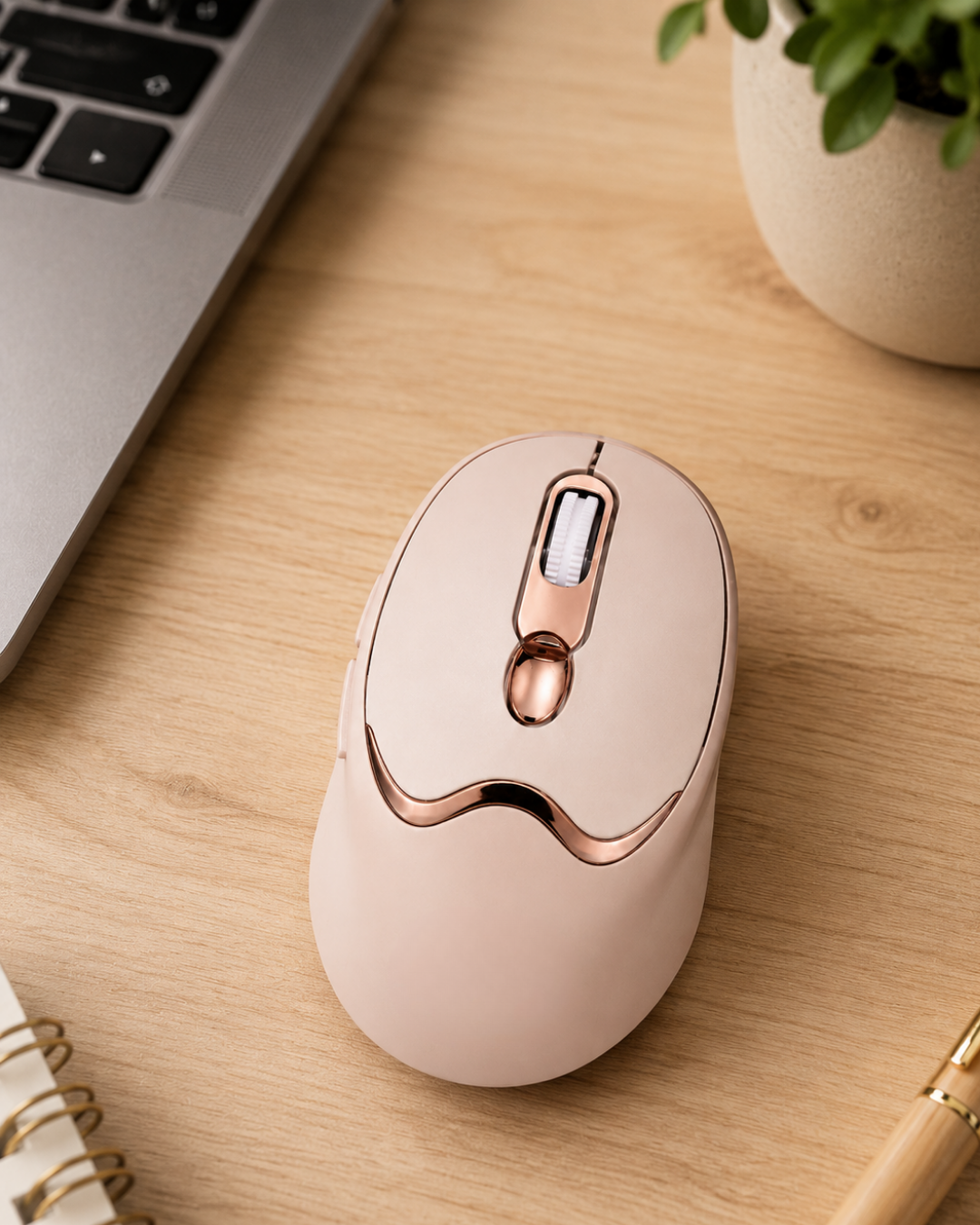 Şarjlı Kablosuz Mouse Sessiz Tıklama Bluetooth ve USB Destekli - Bayi Depom