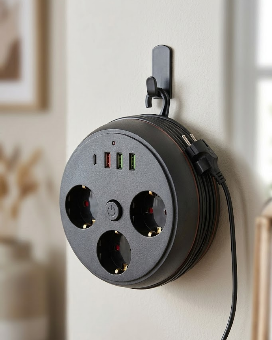 Güvenli Çoklu Priz 3 Priz 3 USB 1 Type C Termal Koruma Uzun Kablo - Bayi Depom Güvenli Çoklu Priz 3 Priz 3 USB 1 Type C Termal Koruma Uzun Kablo - Bayi Depom