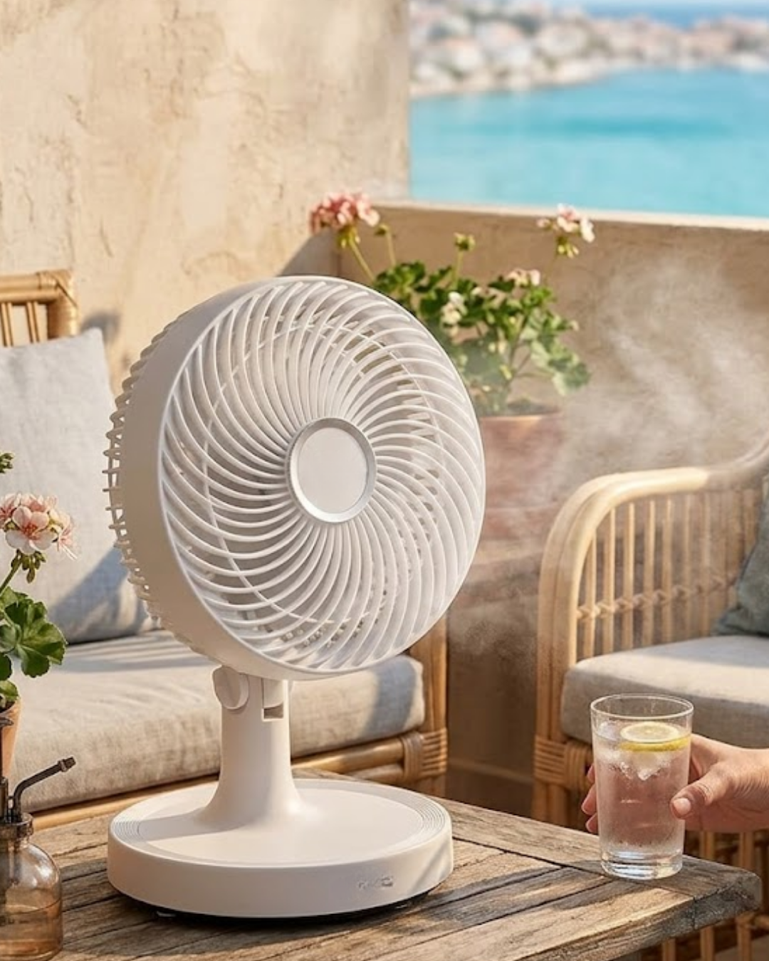 2200 RPM Mini Masaüstü Vantilatör Sessiz ve Güçlü Hava Akışlı Fan - Bayi Depom