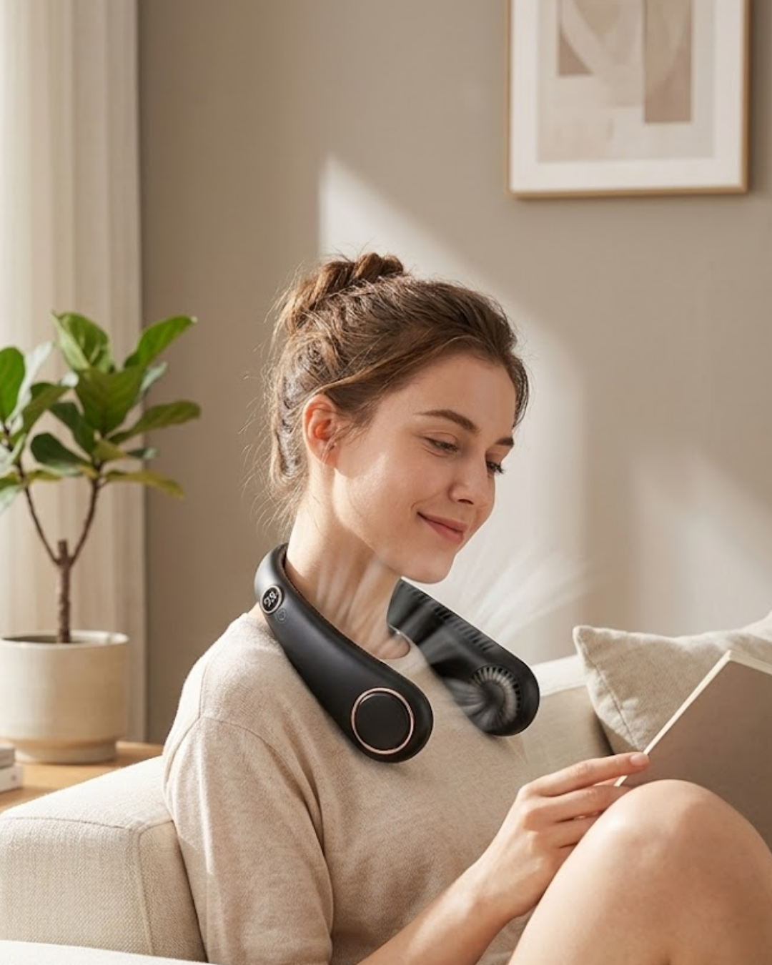 Gizli Turbo Tasarımlı Sessiz Çalışan Boyun Fanı - Bayi Depom Gizli Turbo Tasarımlı Sessiz Çalışan Boyun Fanı - Bayi Depom