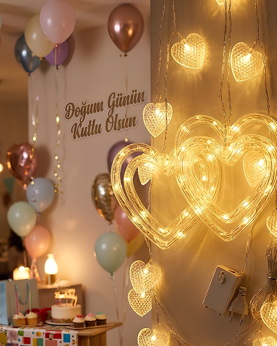 Romantik Kalp LED Işık Neon Görünümlü Dekoratif Oda Lambası - Bayi Depom Romantik Kalp LED Işık Neon Görünümlü Dekoratif Oda Lambası - Bayi Depom