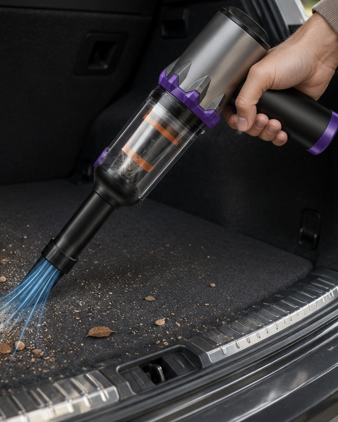 Taşınabilir Oto Süpürge 220W Turbo Güçlü Metal HEPA Filtreli Kablosuz Süpürge - Bayi Depom