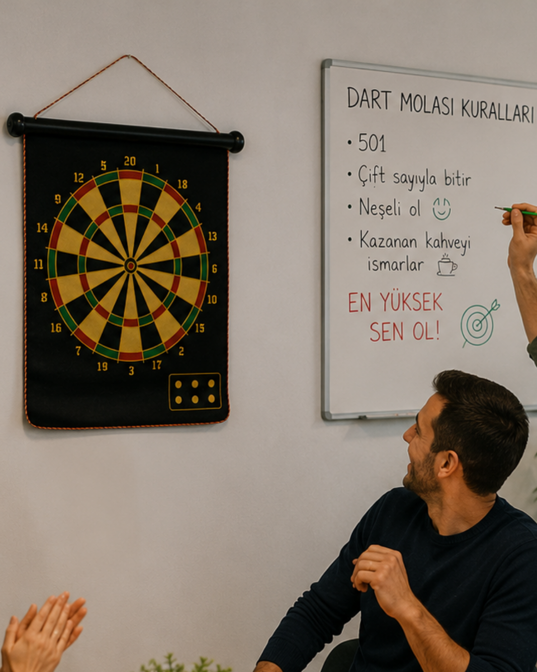 Aile ve Arkadaş Oyunları İçin Manyetik Dart Tahtası 6 Ok Dahil - Bayi Depom Aile ve Arkadaş Oyunları İçin Manyetik Dart Tahtası 6 Ok Dahil - Bayi Depom