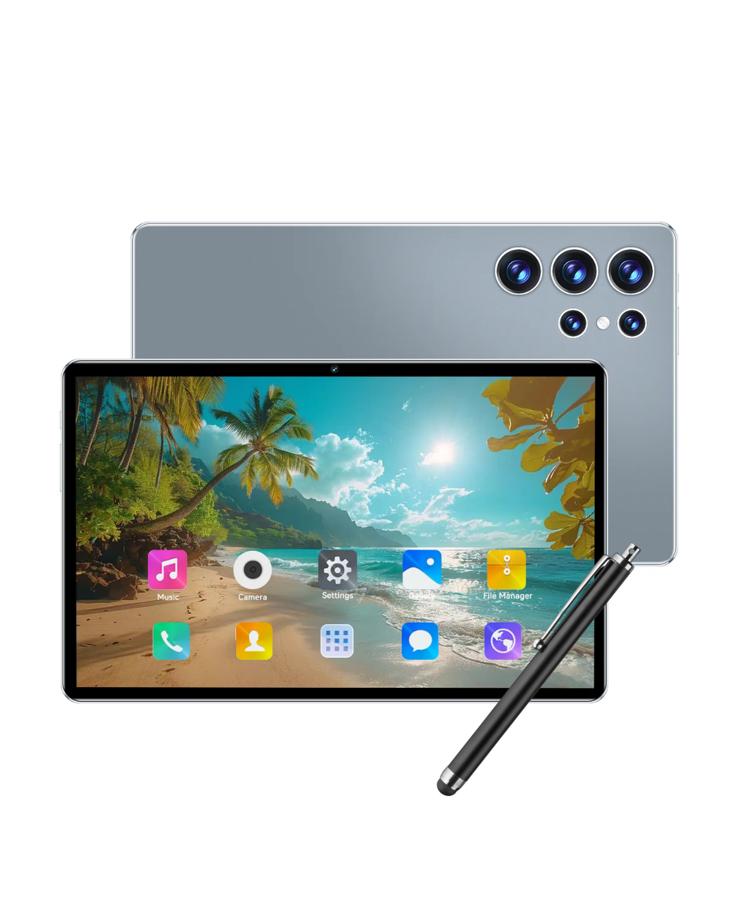 WiFi Destekli Android Tablet 10.1 İnç Geniş Ekran Tablet Seti - Bayi Depom