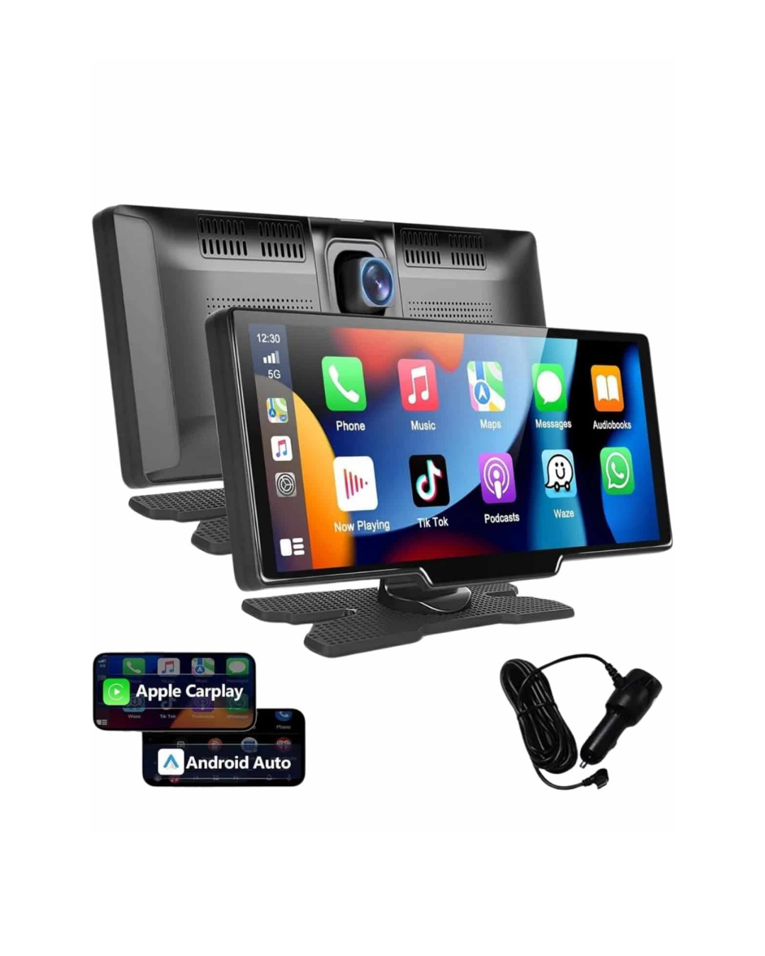 4K 10.2 İnç Çift Kameralı Araç Multimedya Ekranı CarPlay Kablosuz Tüm Cihazlara Uyumlu - Bayi Depom 4K 10.2 İnç Çift Kameralı Araç Multimedya Ekranı CarPlay Kablosuz Tüm Cihazlara Uyumlu - Bayi Depom