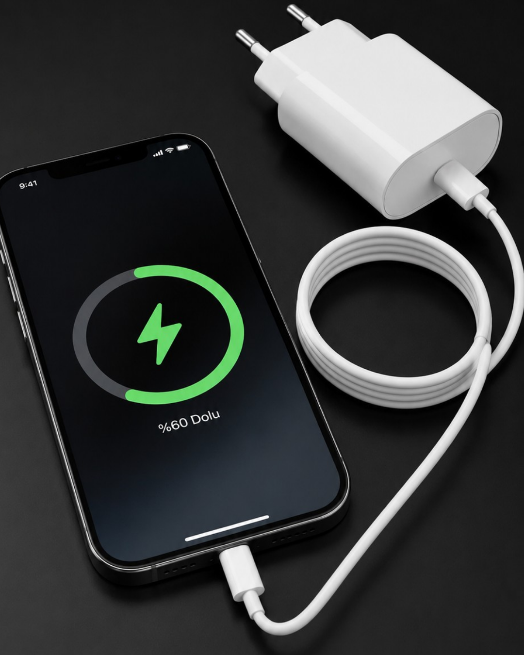 iPhone 14 13 12 Mini 11 XR XS X 20W Hızlı Şarj Adaptörü - Bayi Depom