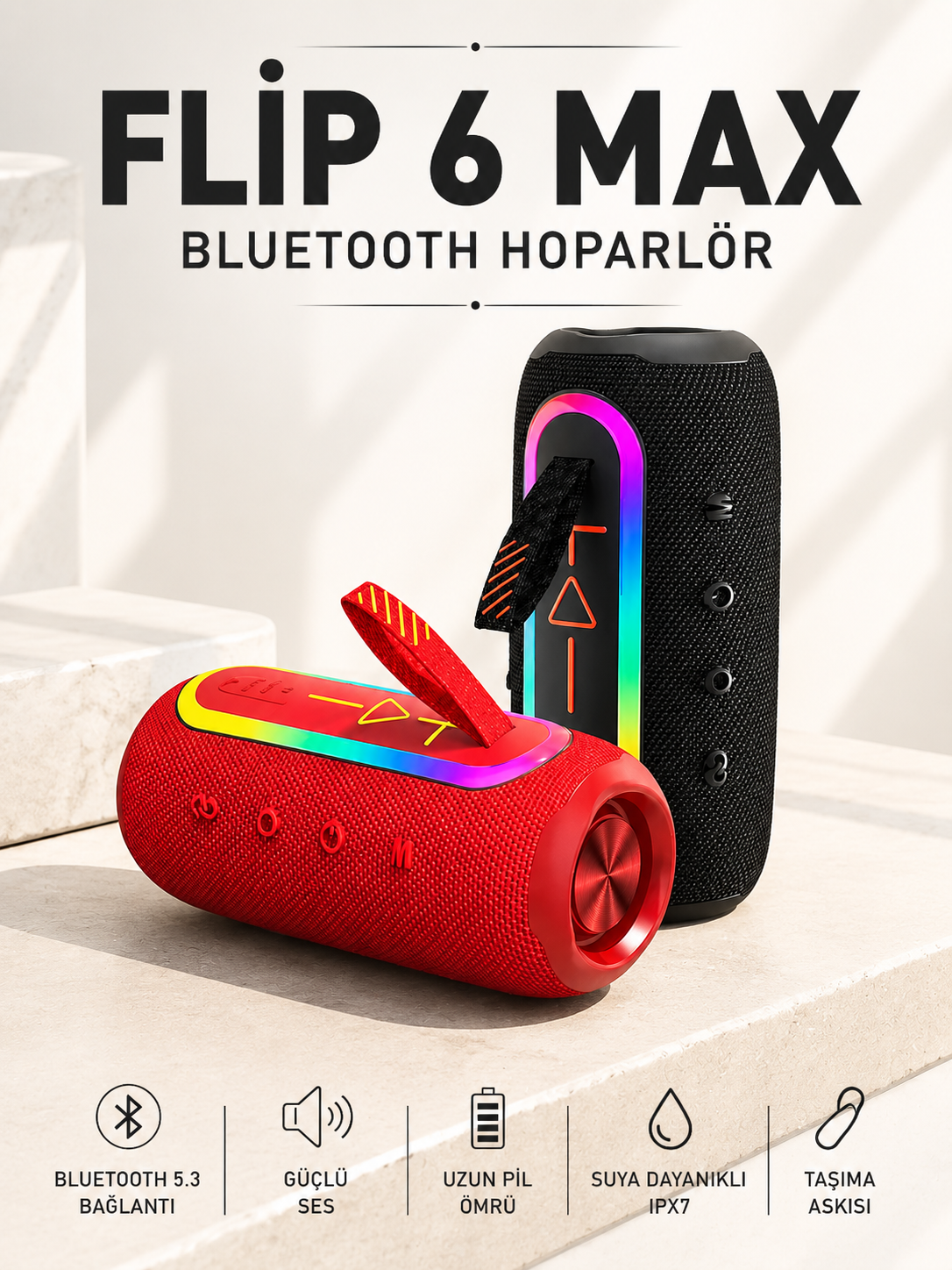 FLİP 6 MAX BLUETOOTH HOPARLÖR - Bayi Depom FLİP 6 MAX BLUETOOTH HOPARLÖR - Bayi Depom