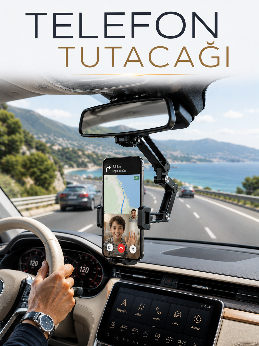 Katlanabilir Araç Telefon Tutucu Dikiz Aynasına Monte Telefon Standı - Bayi Depom Katlanabilir Araç Telefon Tutucu Dikiz Aynasına Monte Telefon Standı - Bayi Depom