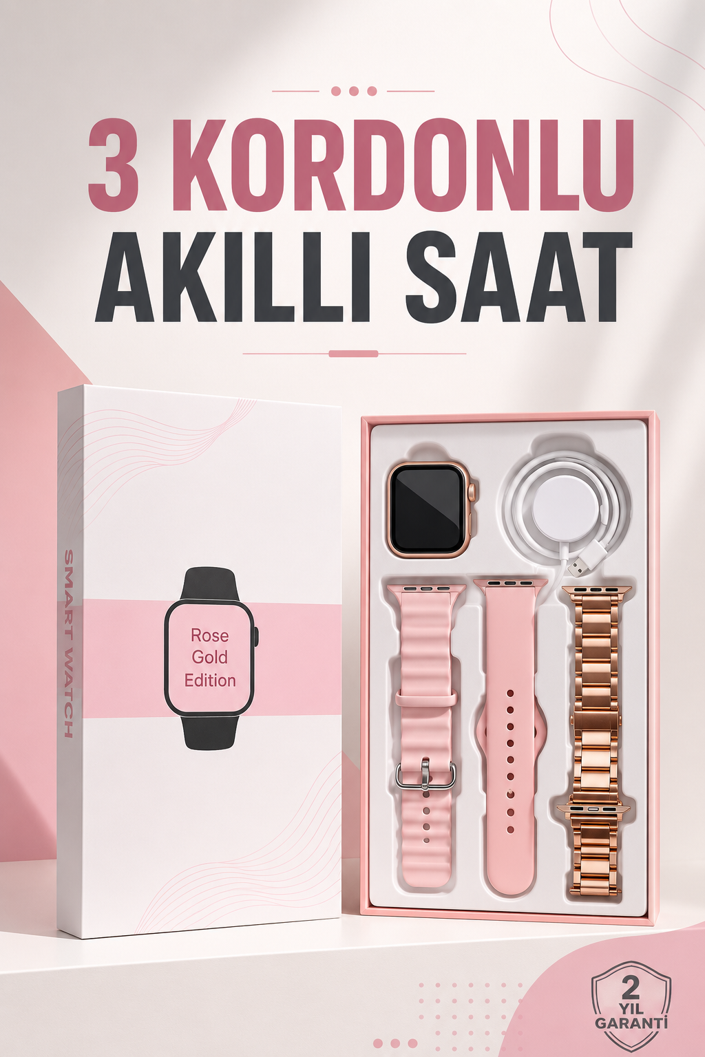Akıllı Saat Amoled Ekran 3 Kordonlu Aksesuar Hediyeli Sesli Görüşme - Bayi Depom Akıllı Saat Amoled Ekran 3 Kordonlu Aksesuar Hediyeli Sesli Görüşme - Bayi Depom