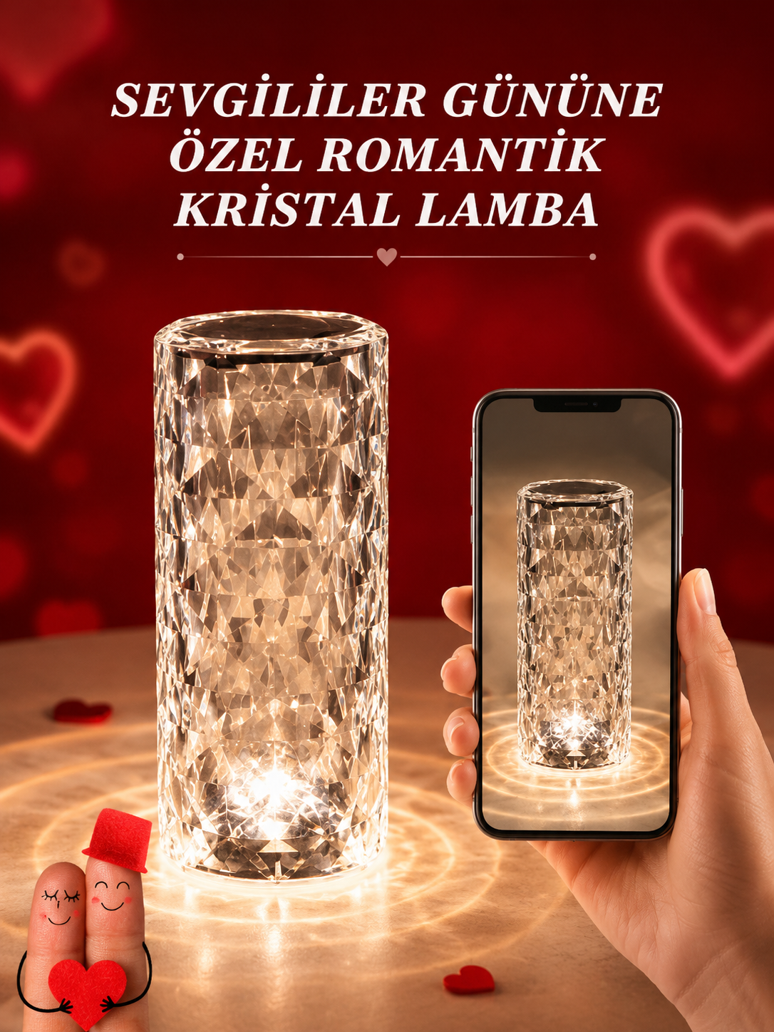 Sevgililer Günü İçin Hediye Kristal Lamba Sevgiliye Hediye USB Şarjlı Gece Lambası (Kopya) - Bayi Depom Sevgililer Günü İçin Hediye Kristal Lamba Sevgiliye Hediye USB Şarjlı Gece Lambası (Kopya) - Bayi Depom