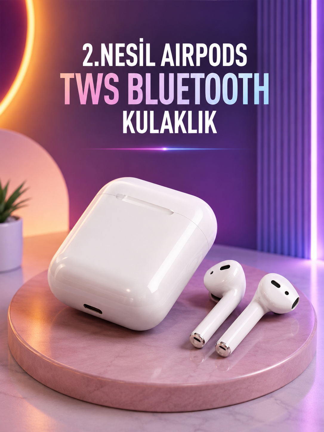 2.Nesil TWS Bluetooth Kulaklık Yüksek Ses Kaliteli - Bayi Depom