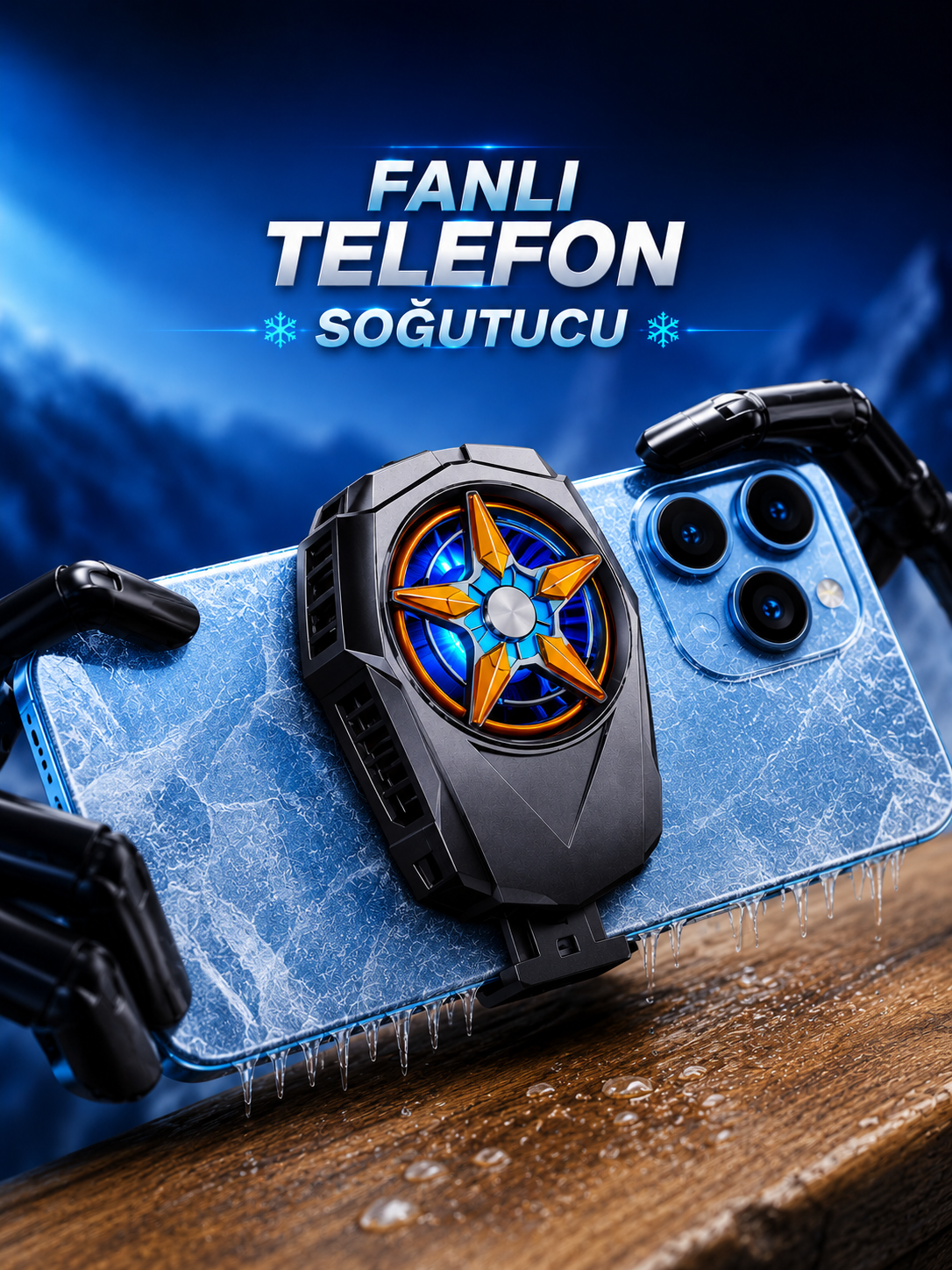 Fanlı Radyatör Soğutucu Telefon Soğutucu Tüm Telefonlara Uyumlu - Bayi Depom Fanlı Radyatör Soğutucu Telefon Soğutucu Tüm Telefonlara Uyumlu - Bayi Depom