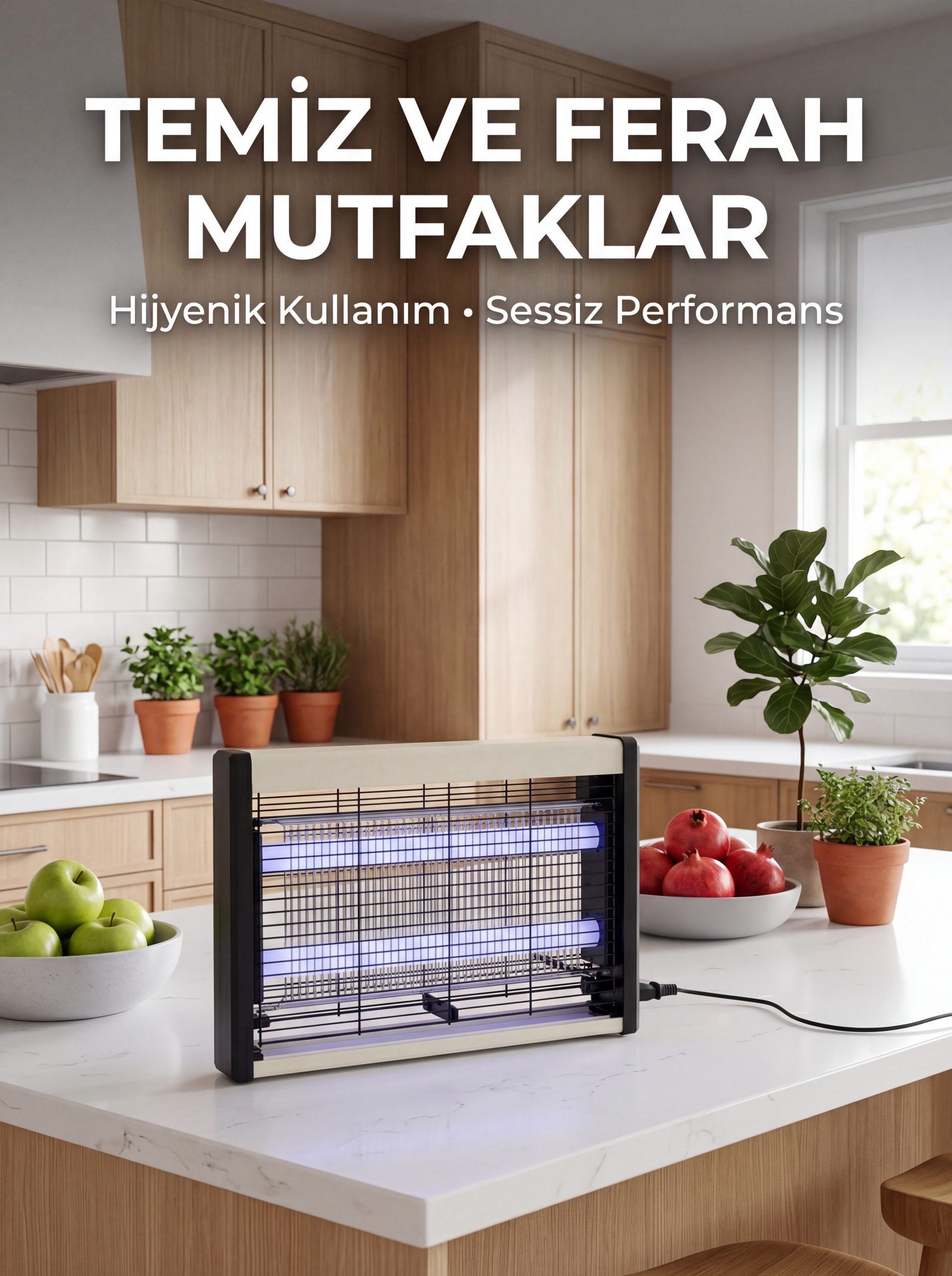 Çift UV Işıklı Elektrikli Sinek Öldürücü - Bayi Depom Çift UV Işıklı Elektrikli Sinek Öldürücü - Bayi Depom
