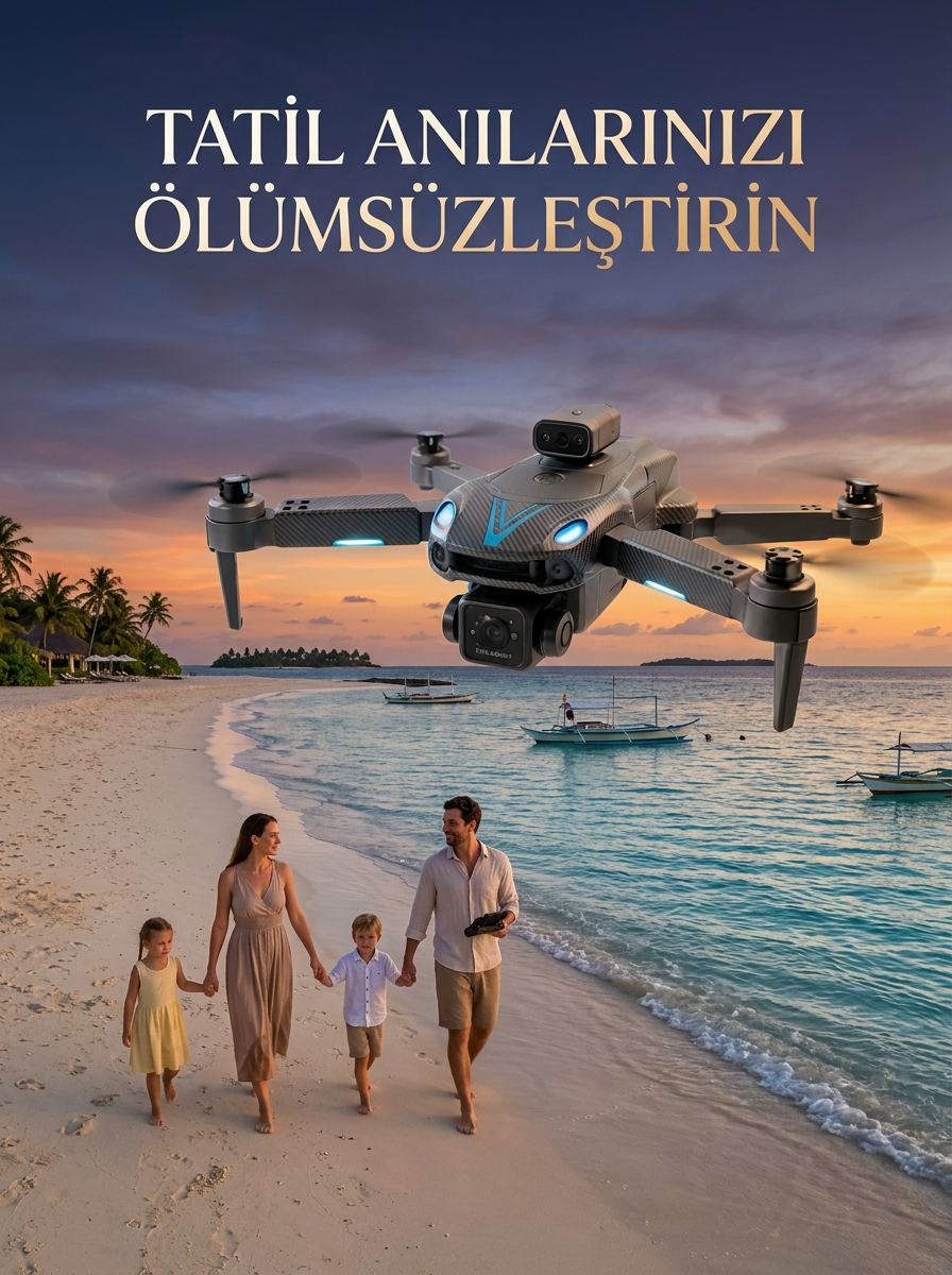 Canlı Görüntü Aktarımlı Katlanabilir Kamera Dron - Bayi Depom